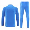 Sudadera De Entrenamiento Real Madrid Cremallera De Cuarto 2025-26 Azul - Hombre